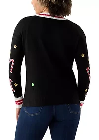 Candy Cane Cardigan