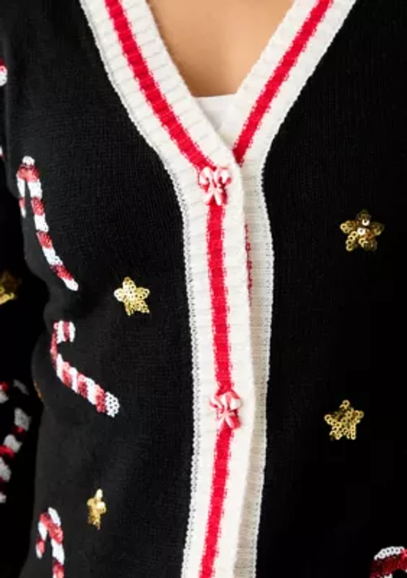 Candy Cane Cardigan