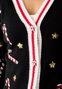 Candy Cane Cardigan
