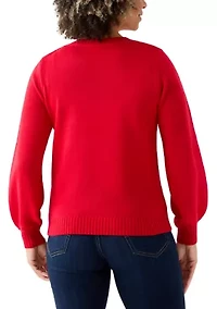 Women's Christmas Lights Sweater