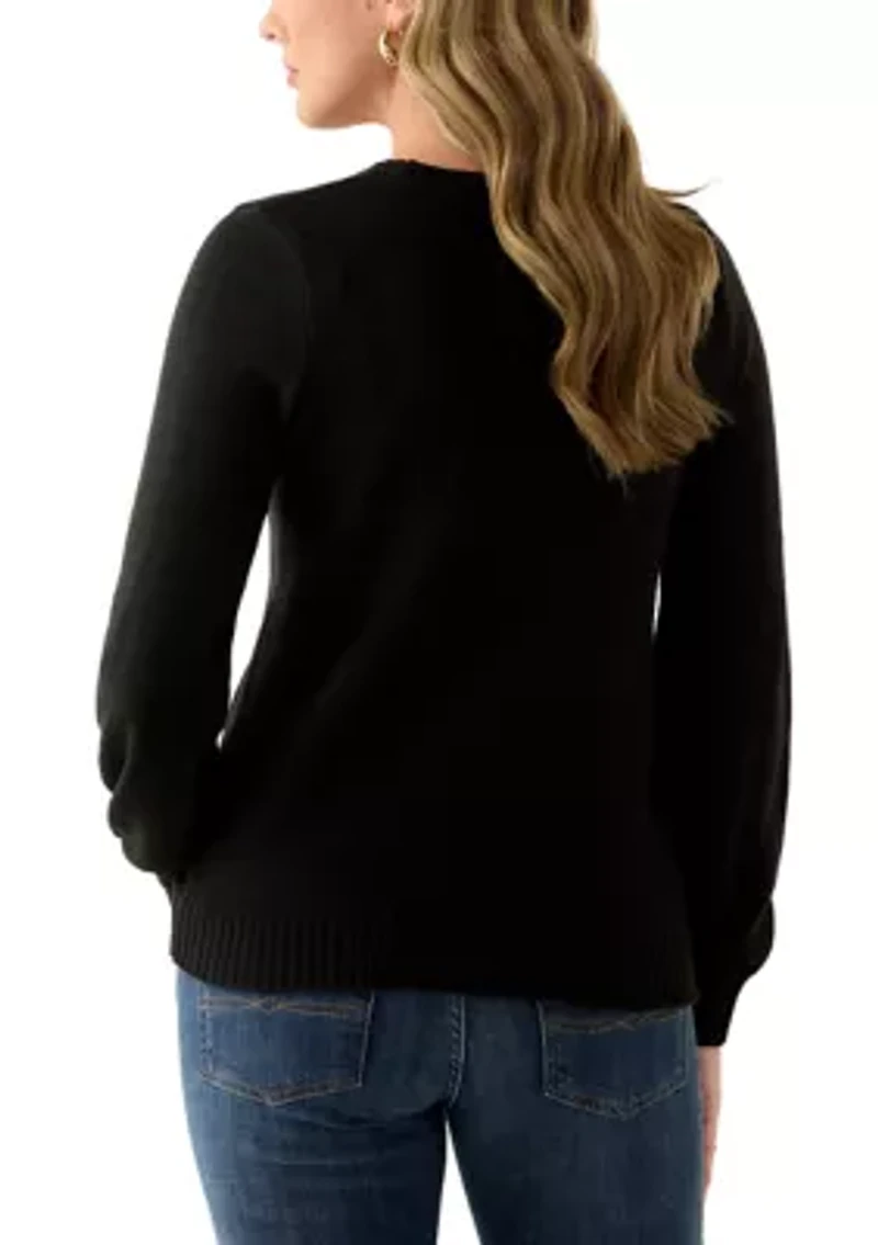 Women's Pom Christmas Tree Sweater