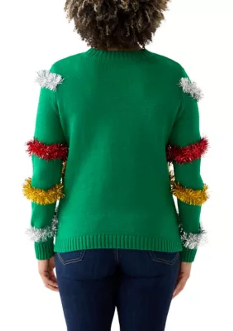Women's Let It Snow Garland Sweater