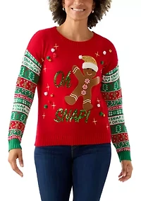 Oh Snap Gingerbread Sweater