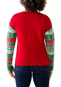Oh Snap Gingerbread Sweater
