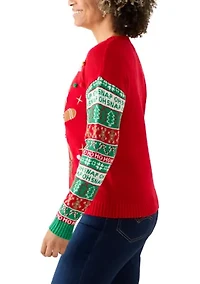 Oh Snap Gingerbread Sweater
