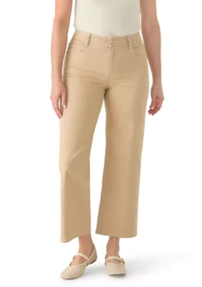 Women's Railroad Stripe Wide Leg Pants