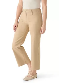 Women's Railroad Stripe Wide Leg Pants