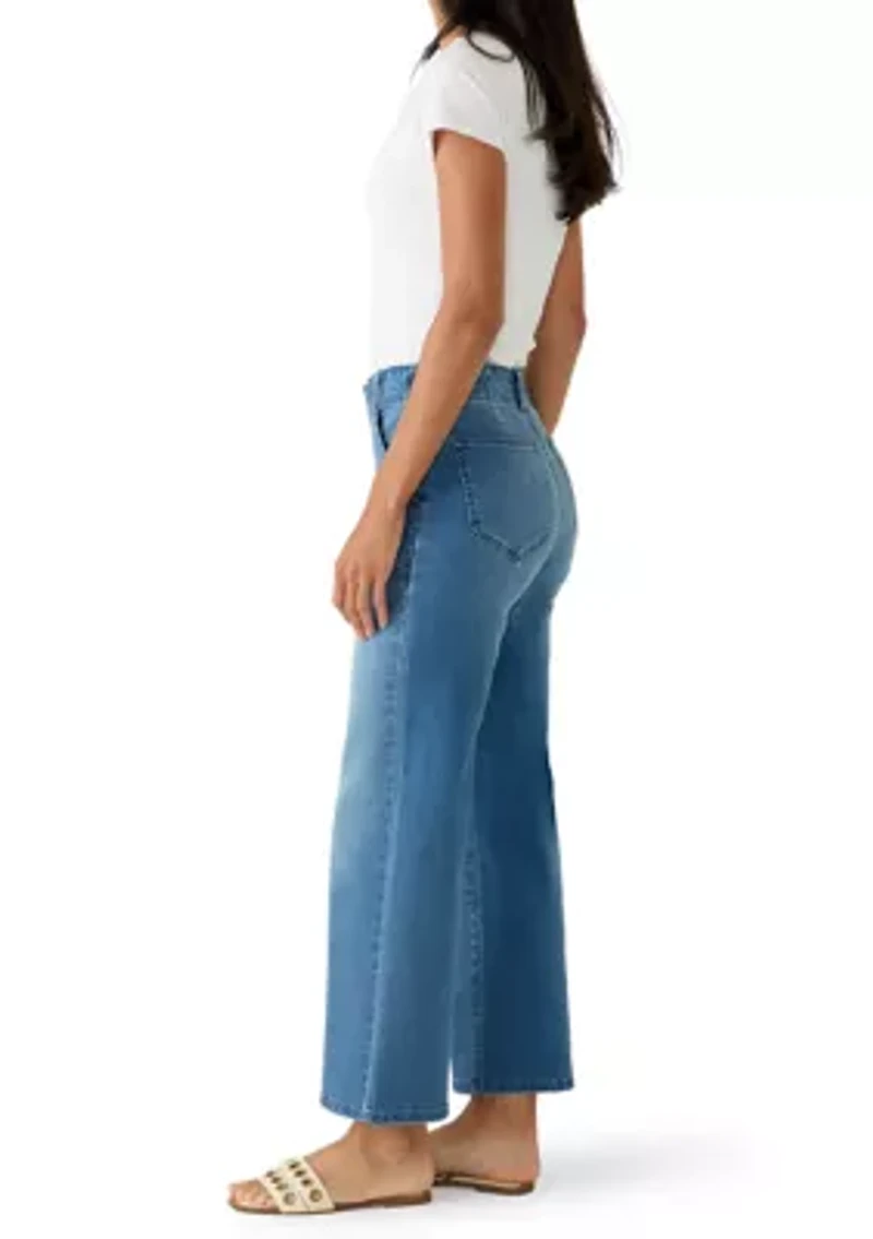 Women's Wide Leg Cropped Pants