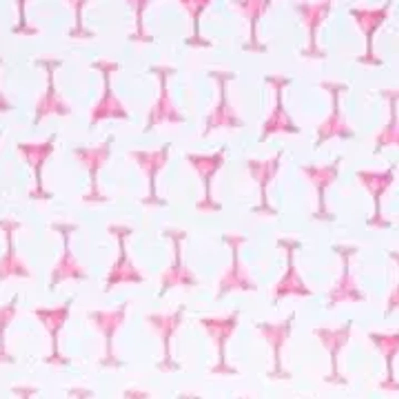Martini Glasses Printed Polo