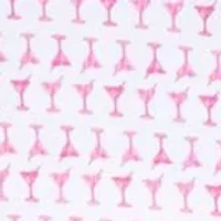 Martini Glasses Printed Polo