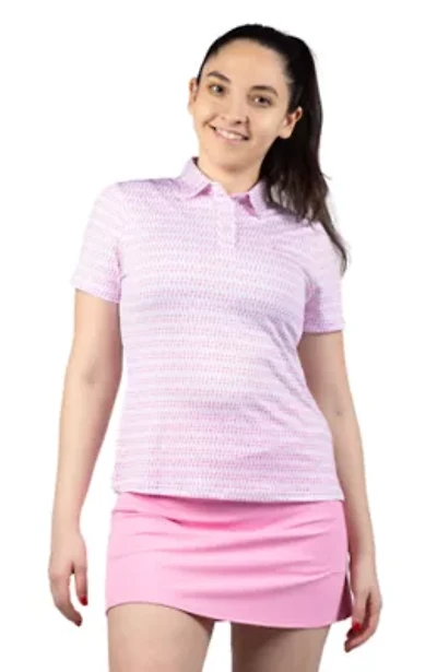 Martini Glasses Printed Polo