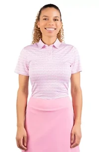 Martini Glasses Printed Polo