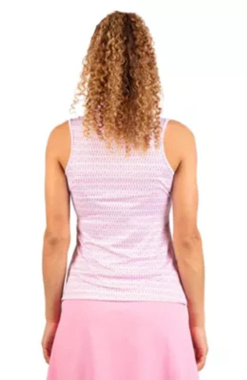 Martini Glasses Printed Sleeveless Polo