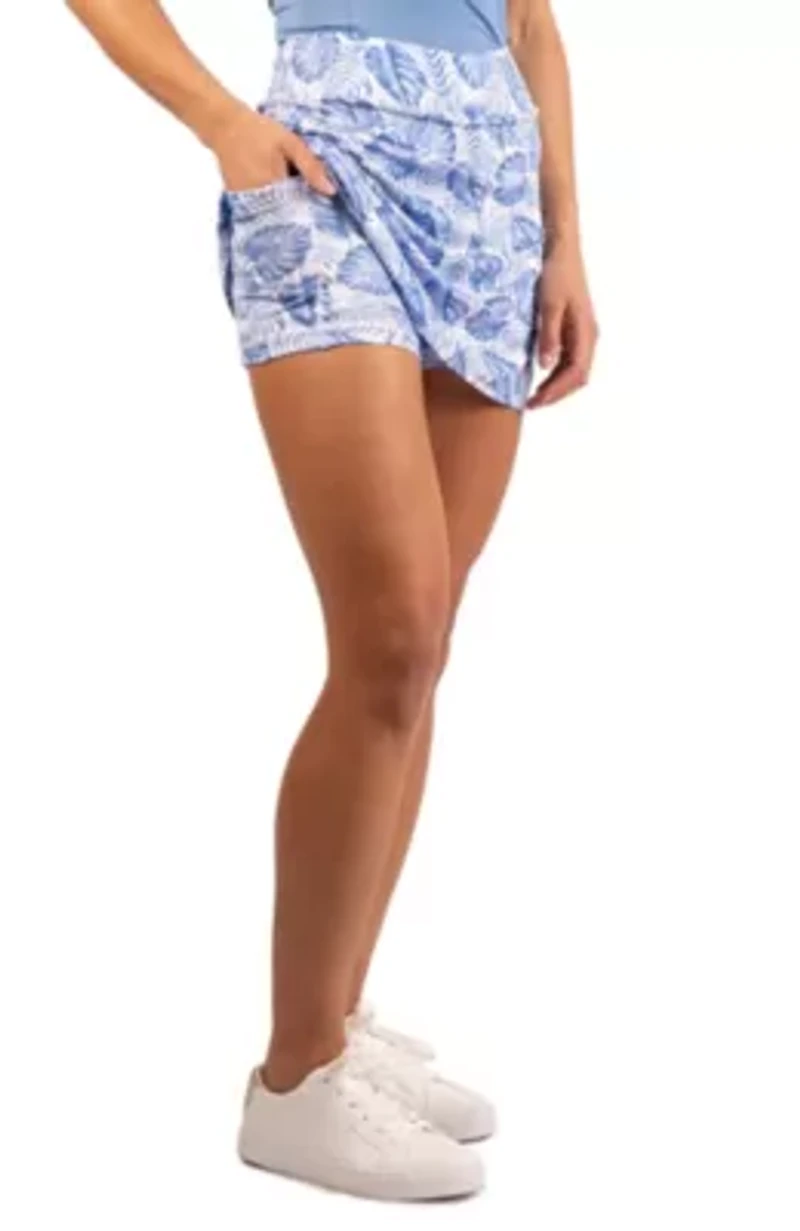 Leaves Printed Skort