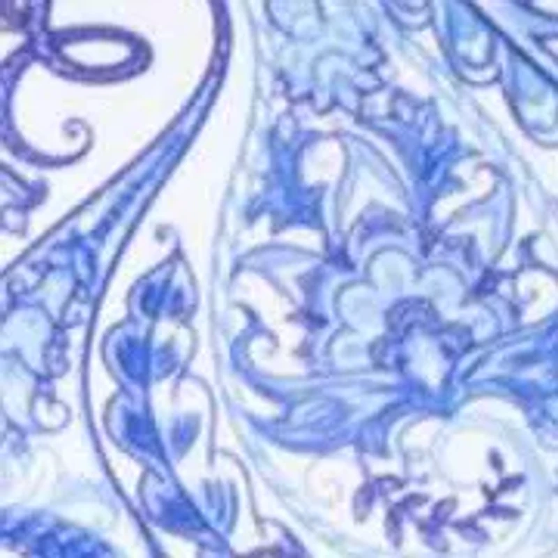 Paisley Printed Sleeveless Polo