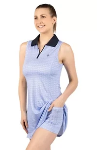 Golf Clubs Printed Polo Dress