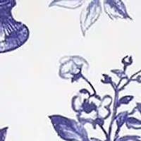 Toile Printed Quarter Zip