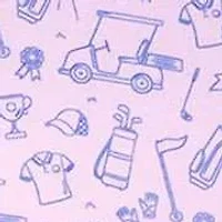 Clubs and Bags Printed Sleeveless Polo