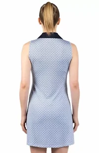 Geo Printed Polo Dress
