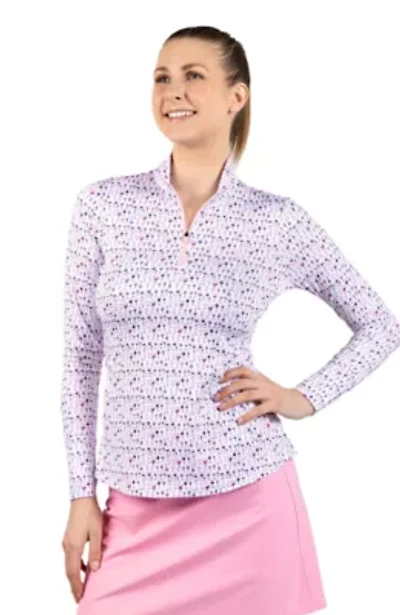 Wine Glasses Printed Quarter Zip