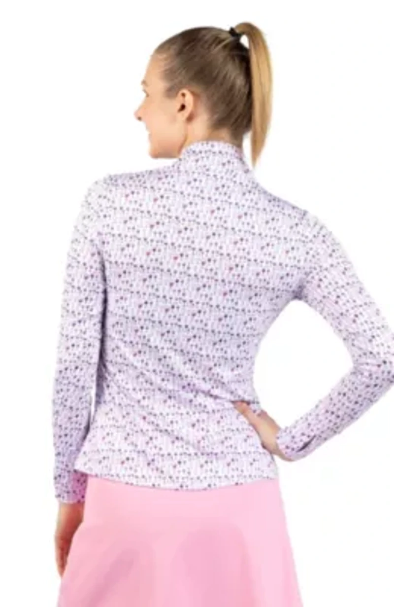 Wine Glasses Printed Quarter Zip