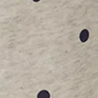 Women's Heather Gray Polka Dot Sweatpants