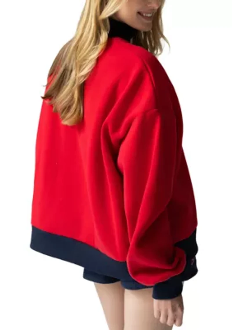 Women's USA Mockneck Sweatshirt