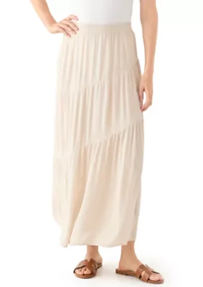 Women's Soft Tiered Maxi Skirt