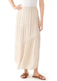 Women's Soft Tiered Maxi Skirt