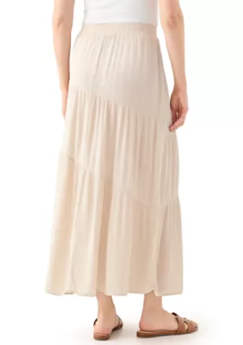 Women's Soft Tiered Maxi Skirt