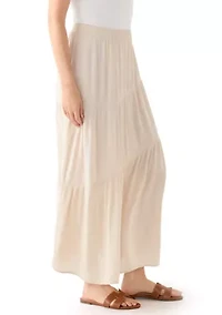 Women's Soft Tiered Maxi Skirt