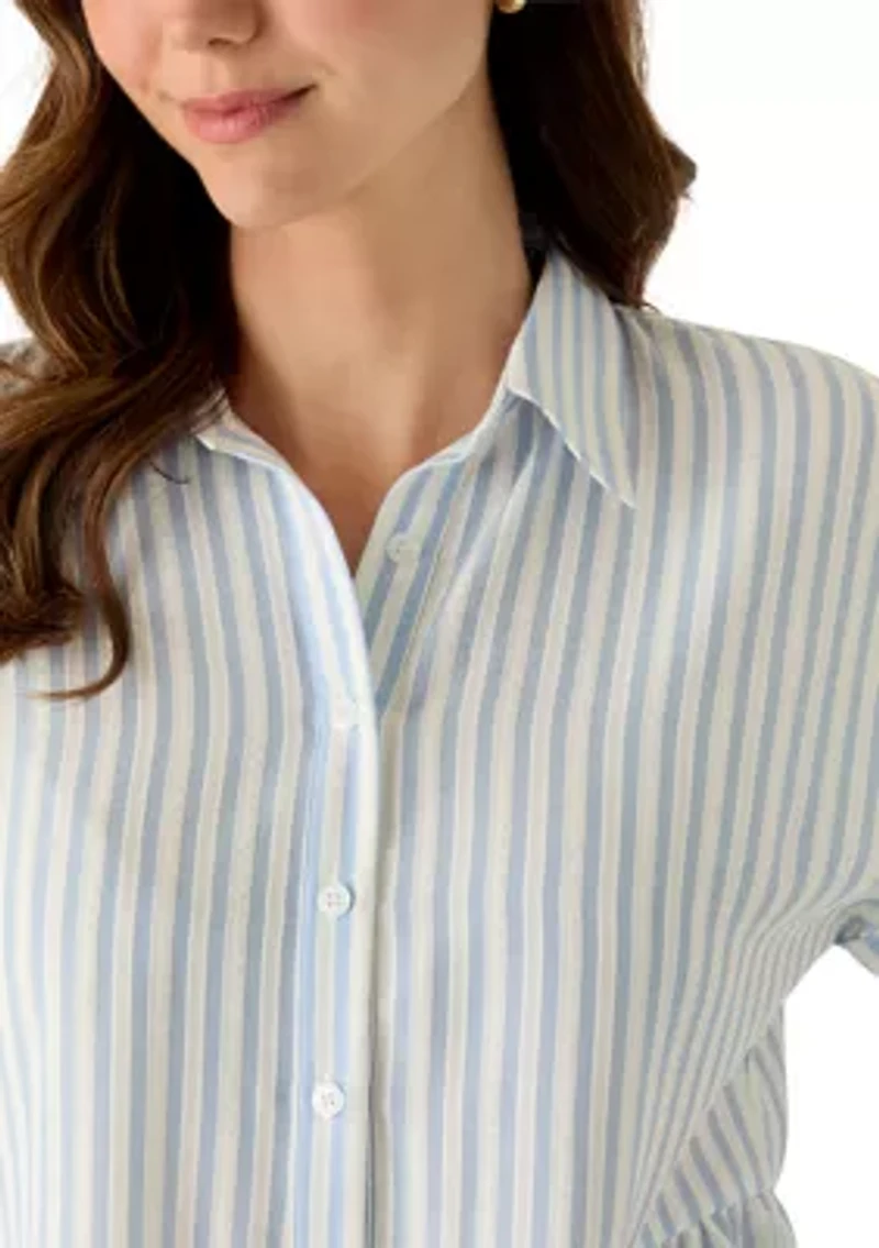 Women's Short Sleeve Tiered Mini Dress