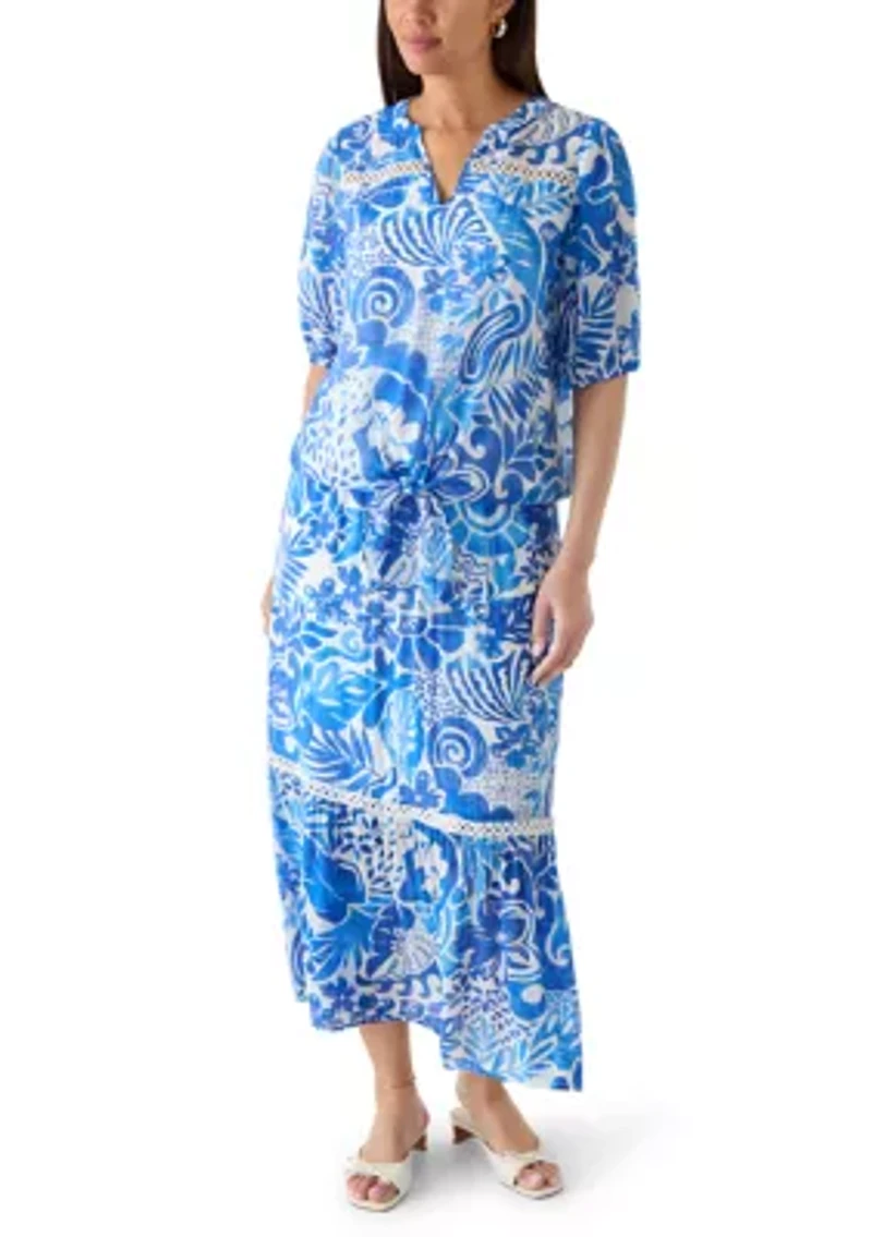 Women's Print Maxi Skirt