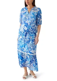 Women's Print Maxi Skirt