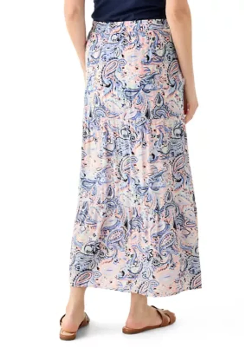 Women's Printed Maxi Skirt