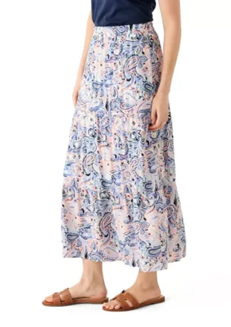 Women's Printed Maxi Skirt