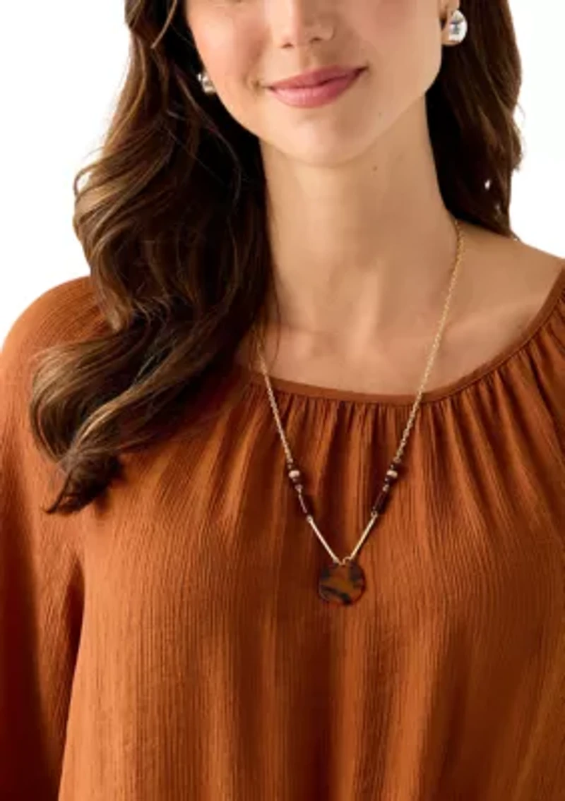 Women's Raglan Sleeve Tie-Front Top
