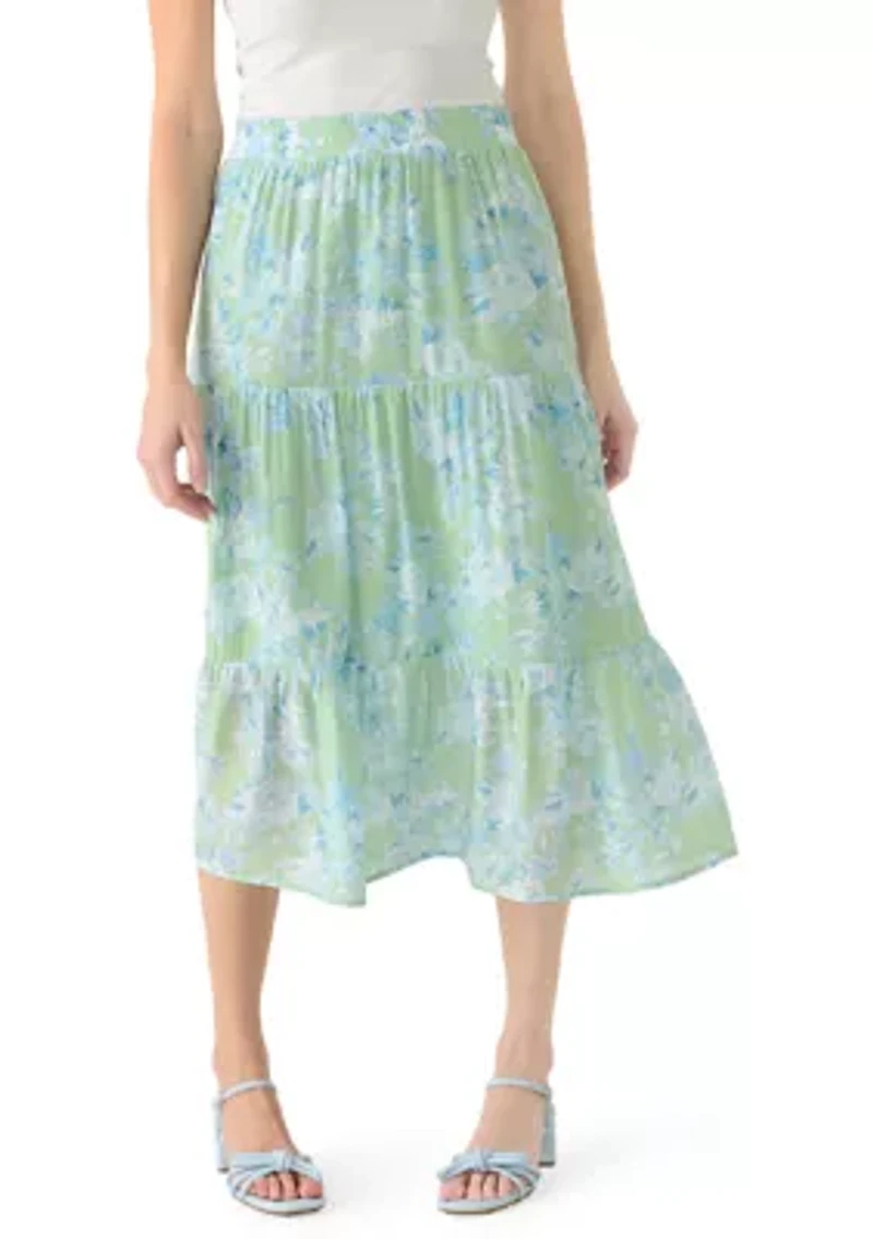 Women's Midi Printed Skirt