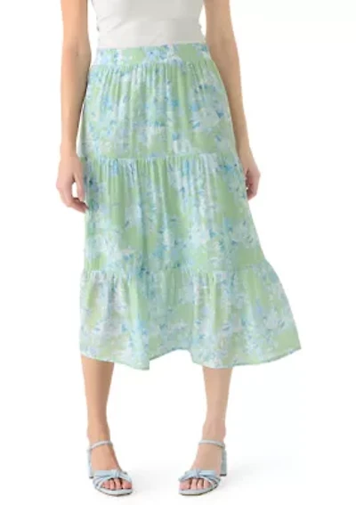 Women's Midi Printed Skirt