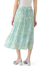 Women's Midi Printed Skirt