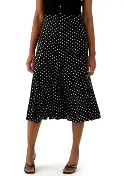 Women's Polka Dot Midi Skirt