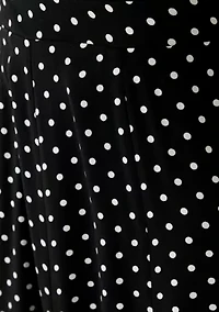 Women's Polka Dot Midi Skirt