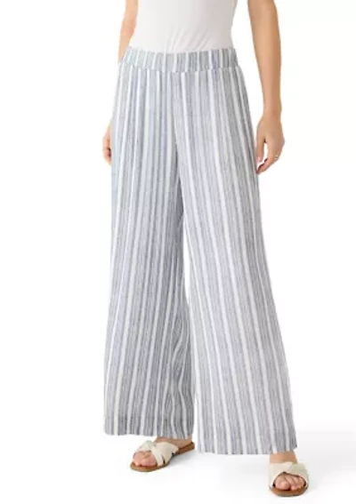 Women's Cropped Striped Pants