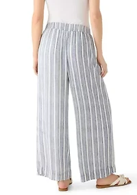 Women's Cropped Striped Pants