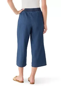 Women's Wide Leg Cropped Pants