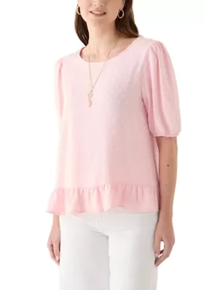 Women's Ruffle Trim Blouse