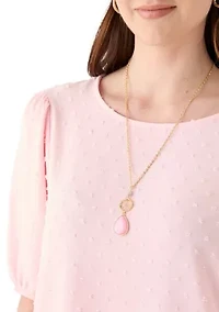 Women's Ruffle Trim Blouse