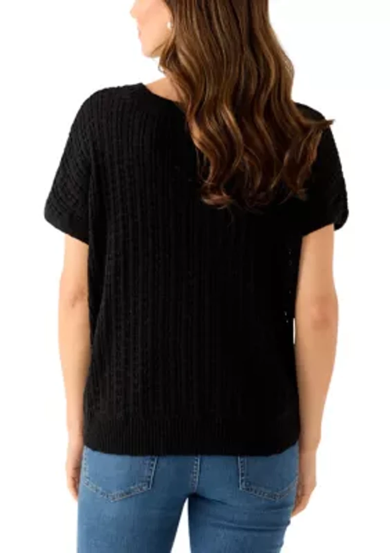 Women's Crochet Knit Sweater