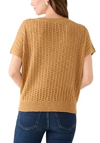 Women's Crochet Knit Sweater