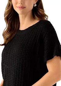Women's Crochet Knit Sweater